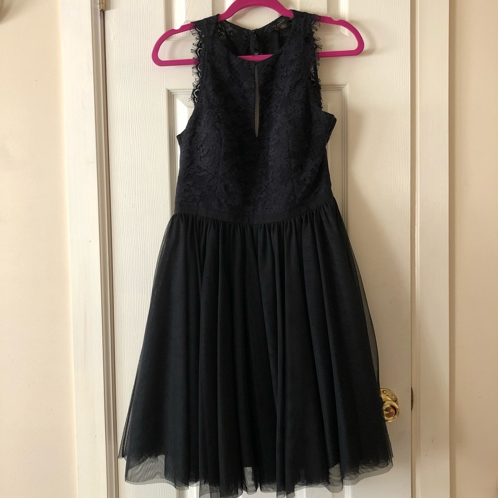 Ted Baker - Lace and Tulle Backless Dress